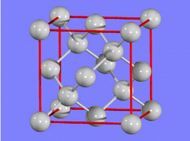 金刚石的晶胞分析