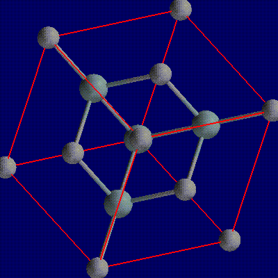 碳化硅晶胞图示