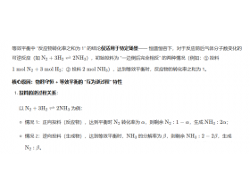等效平衡中 “反应物转化率之和为 1”适用条件