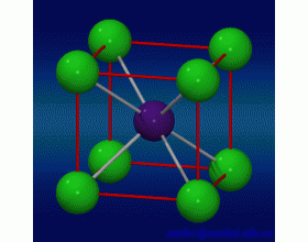 氟化铯晶体结构图片