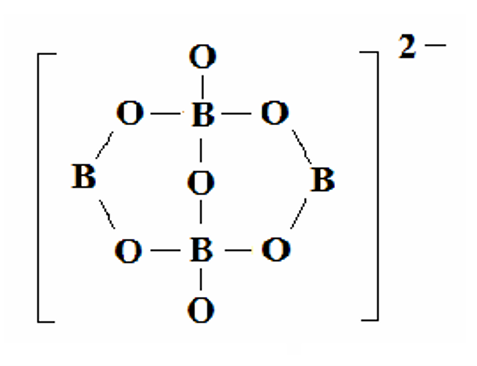 硼砂结构图图片
