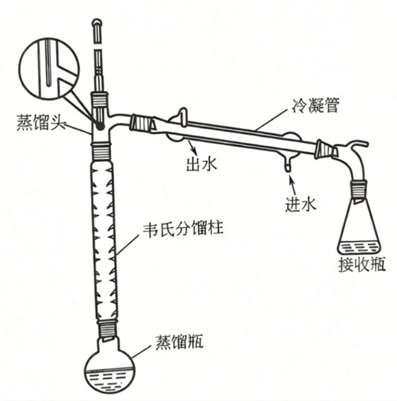 常压蒸馏、减压蒸馏、水蒸气蒸馏、分馏介绍与比较